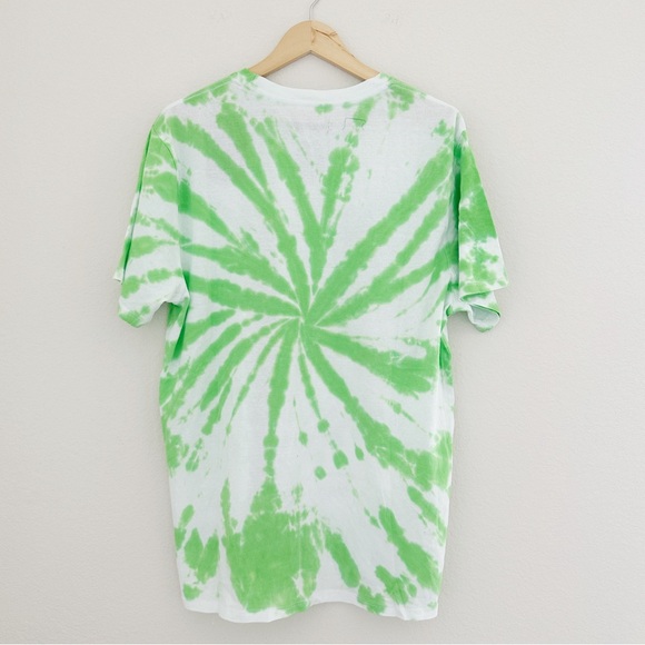 NEW Goosebumps Welcome to Horror Land Green Tie Dye Tee - Picture 5 of 6